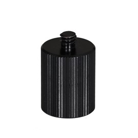 Etsumi VE-2534 Camera Screw, 1/4 inch Male and Female Set Screw, M, Height 0.9 inches (24.8 mm), Aluminum, Spacer, Photography Aid, Equipment Connection, Black