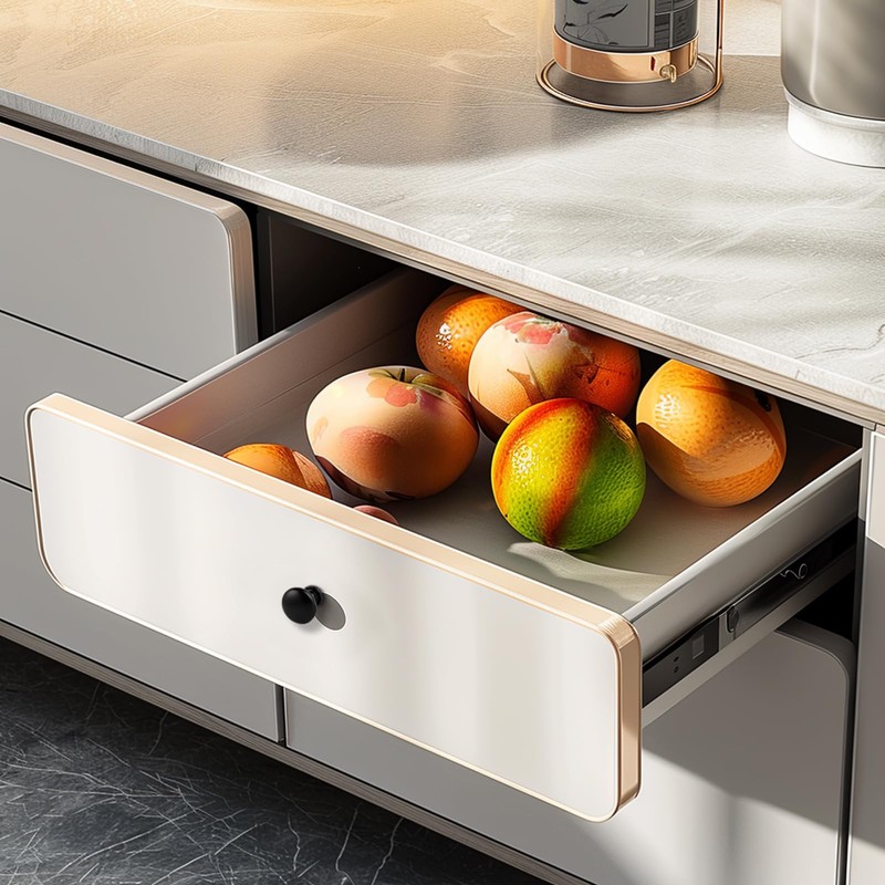 Probrico 5 Pack Cabinet Round Knobs in Black Finish,Kitchen Cabinet