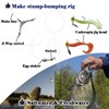 FishTrip Jig Heads Hooks with Spinner - 10Pcs Underspin Crappie