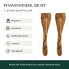 2 x HOFMEISTER® Spatula with Curved Head and Typical Olive