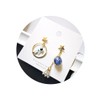 Creative Cartoon Astronaut Stud Earrings Asymmetric Spaceman Star Moon Drop
