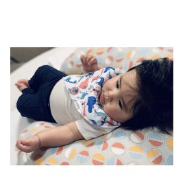 esa Kids Baby Bandana drool teething Bibs 8-pack Cotton Absorbent Soft Boy Girl