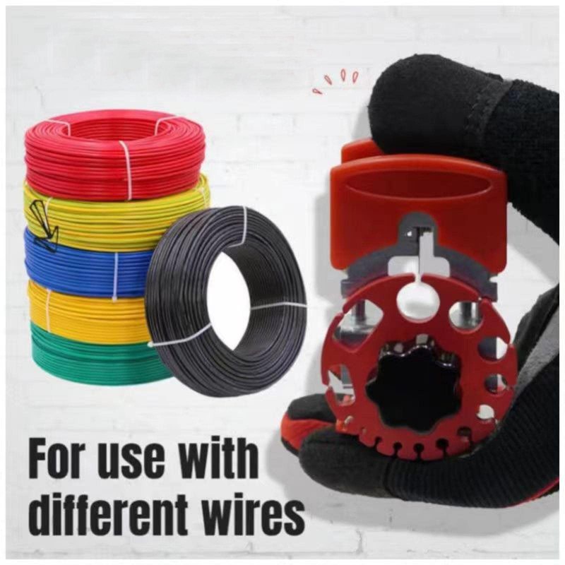 Peeler Tool Cable Stripper with 10 Replacement Blades for Copper