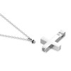FGT Christian Cross Cubic Zirconia Urn Necklace for Women Cremation