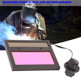 Welding Helmet Lens, 110 x 90mm Solar Auto Darkening Welding Lens TX500C Automation Filter Shade Eyes Goggles for Welding Pipeliner Hood Parts