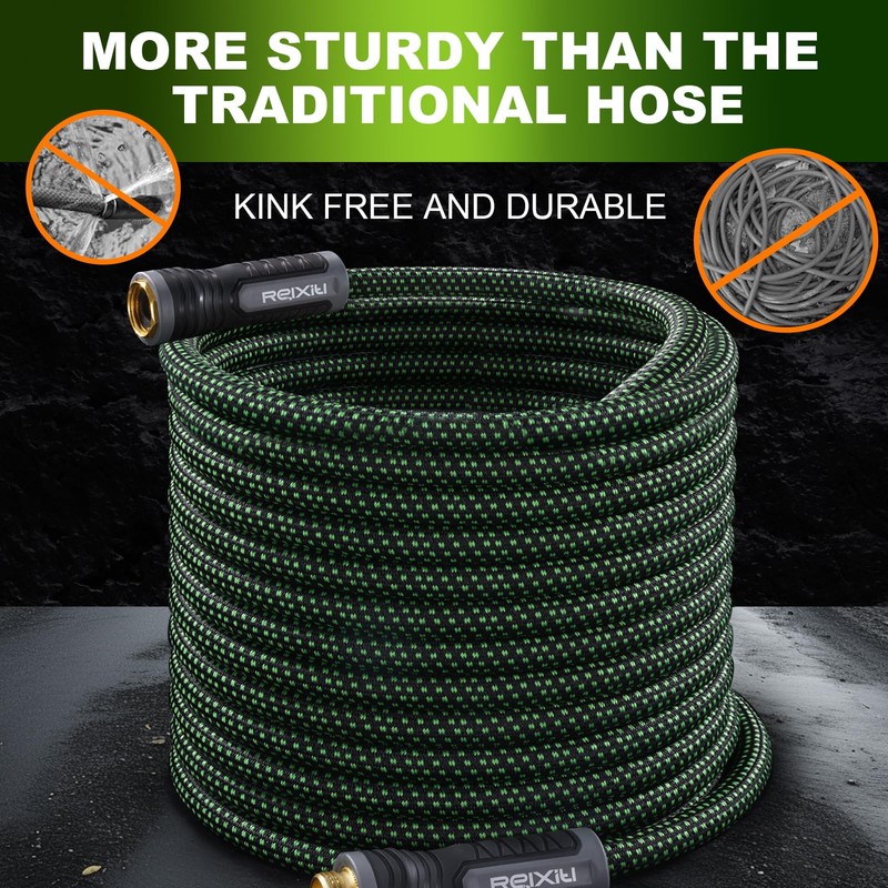 Relxitl Garden Hose, Flexible Water Hose, Ultra Lightweight Non-Expanding hose
