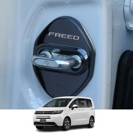 Kakash Honda Dedicated Stainless Steel Door Lock Cover, Protective Buckle Cover, Rust Resistant, Latch Stop, Interior Molding, Stainless Steel, Steel Car Styling, Exterior Custom Parts, Accessories,