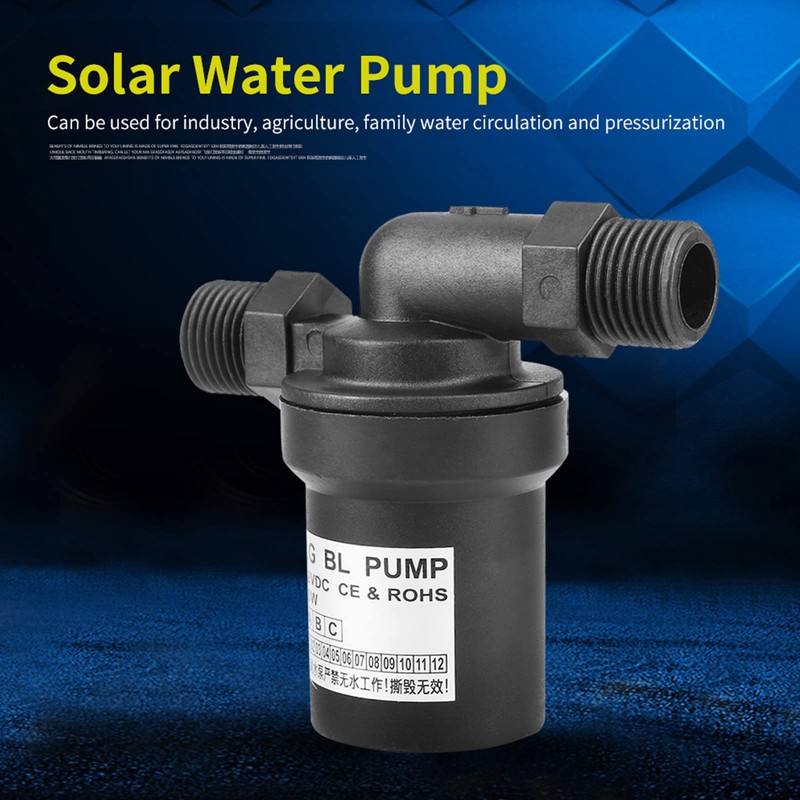 12V 10W DC Brushless Pump for Circulation Pumping, Solar High