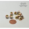 SMA 1:12 Dollhouse Miniature Christmas Tree Cupcakes/ Miniature Cakes HMN