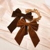 Velvet Bow Hair Clip French Barrette Hair Bows for Women