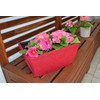 Felt Square Folding Planter Burgundy