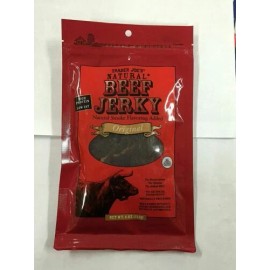 Trader Joe's Natural Beef Jerky - Original ( Pack of 4 )