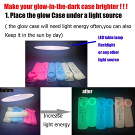 Compatible for Alexa Voice Remote Cover/TV Stick 4k (2nd Gen) with Airtag Holder, Glow in The Dark, Item Finder Anti-Slip Silicone Protective Case, Glow Blue