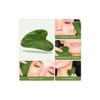 Gua Sha Cuarzo Verde Masaje Facial Antienvejecimiento Rostro Diler
