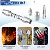 Hydraulic Hose Repair Kit, 3/8'' Hydraulic Hose Field Repair Kit,