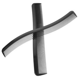 Vaguelly 2Pcs Professional Hair Combs Lightweight Durable Styling Tooth Combs for Salon Home Use S Shape Design for Gentle Hairdressing for Curly Straight Hair