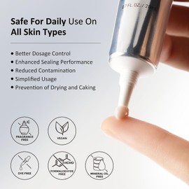 Herolabs Caffeine Eye Serum | Reduces Dark Circles & Puffiness | Under Eye Cream with Caffeine, Niacinamide, Hyaluronic Acid, Vitamin E & Peptides | 0.7 Fl Oz | Pack of 3