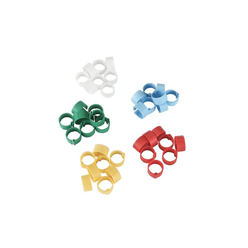 Kerbl Plastic Clips, 16 mm, 20 Pieces