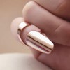Open Fingernail Rings 3Pcs, Knuckle Armor Thumb Tip Ring, Punk