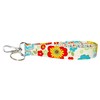 Cream Floral Key Fob - Loop - Cute Flower Key