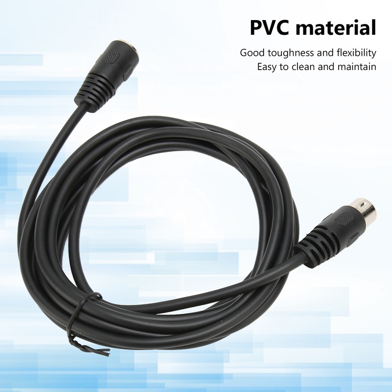 6 Pin DIN Male to Female Cable Sound Data Signal