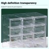 Unbranded Clear Acrylic Display Case Storage Box Hold 12 Toy