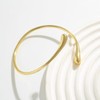 LKingel Minimalist Gold Arm Cuff Jewelry for Women Open Adjustable