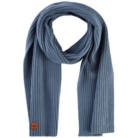camel active Men's Cotton Cashmere Blend Scarf, blue