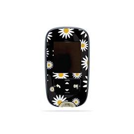 MightySkins Skin Compatible with Accu-Chek Guide - Daisies | Protective, Durable, and Unique Vinyl Decal wrap Cover | Easy to Apply, Remove, and Change Styles | Made in The USA