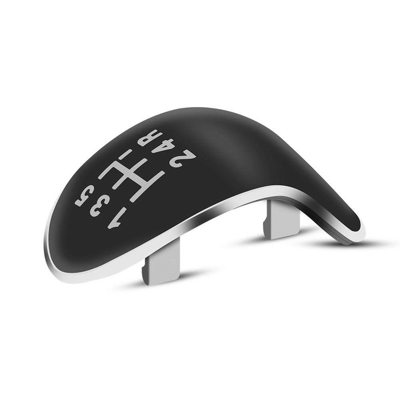EVGATSAUTO Gear Knob Cover, 5 Gears Car Gear Knob Head