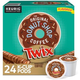 The Original Donut Shop Twix Coffee Keurig K-Cup Pods, Medium Roast, 24/Box (5000368824)