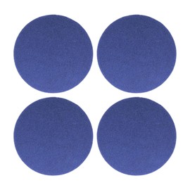 MagiDeal 4 Pieces Round Floor Scrubber Pads 16.5cm Floor Cleaning MopPads for Hardwood Tile Parquet Floors and Other Floors Scrubber Mops, Blue