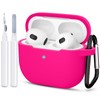 ATUAT Compatible with AirPods 3 Case, Protective Silicone Cover for