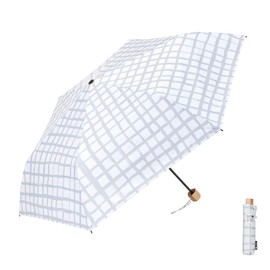 Waterfront S355-0810GY1-BC Women's Folding Umbrella, Parasol, Rain Umbrella, Kippis All Weather, Esss-Gray, 21.7 inches (55 cm), Attractive Scandinavian Design, Great for All Weather Conditions