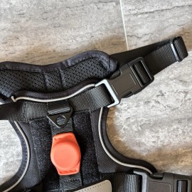 Auroth Tactical Dog Harness Large Reflective No Pull Vest w/ AirTag Holder NEW