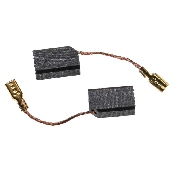 vhbw 2 x Carbon Brush Motor Carbon Abrasive Carbon 15