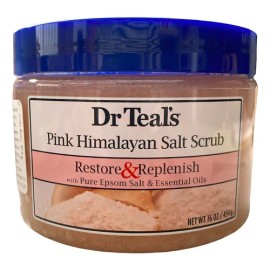 Dr Teal's Exfoliante Corporal con Sal Rosa del Himalaya, 454g