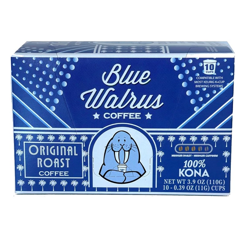 100% Kona Coffee Single Serve Pods - Medium Roast -