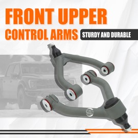 2-4" Lift Front Upper Control Arms for 1988-1998 Chevy GMC K1500 /1993-1994 Blazer /1995-1999 Tahoe /1988-1991 V1500 Suburban /1992-1999 K1500 Suburban & Yukon/1996-1998 Savana 1500, Wrinkle Gray