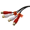 YINETTECH Car 4 RCA Amplifier Audio Bass RCA Amplifier Gain