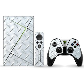 MightySkins Skin Compatible with NVIDIA Shield TV wrap Cover Sticker Skins Diamond Plate