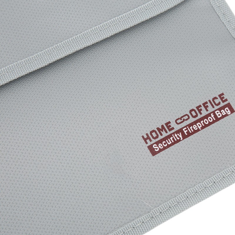Fireproof Document Bag Waterproof and Fireproof Money Bag with Dual