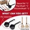 IPROUDER Cast Iron Sauce Pan and Basting Pot with BBQ