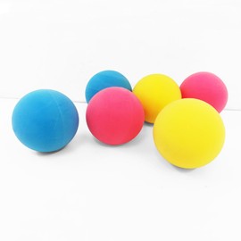 Mondo Toys – Soft Ball 70 – Set mit 3 Schwammbällen Durchmesser 70 mm – 3 weiche Bälle – sortierte Farben – 14861
