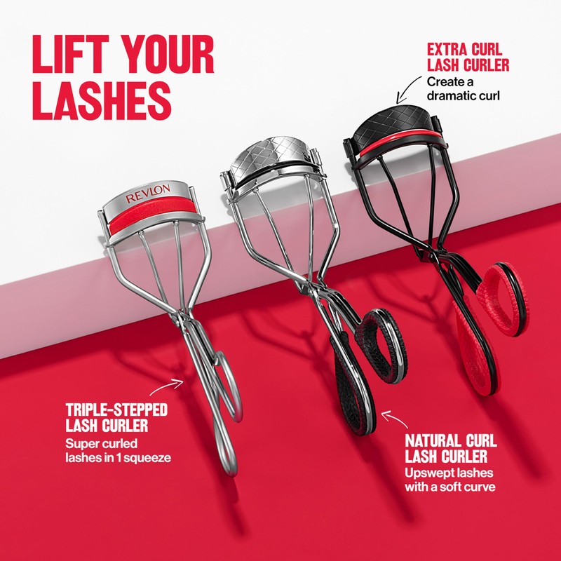 Revlon Triple-Stepped Lash Curler, Eyelash Lift For a Super-Curled Look