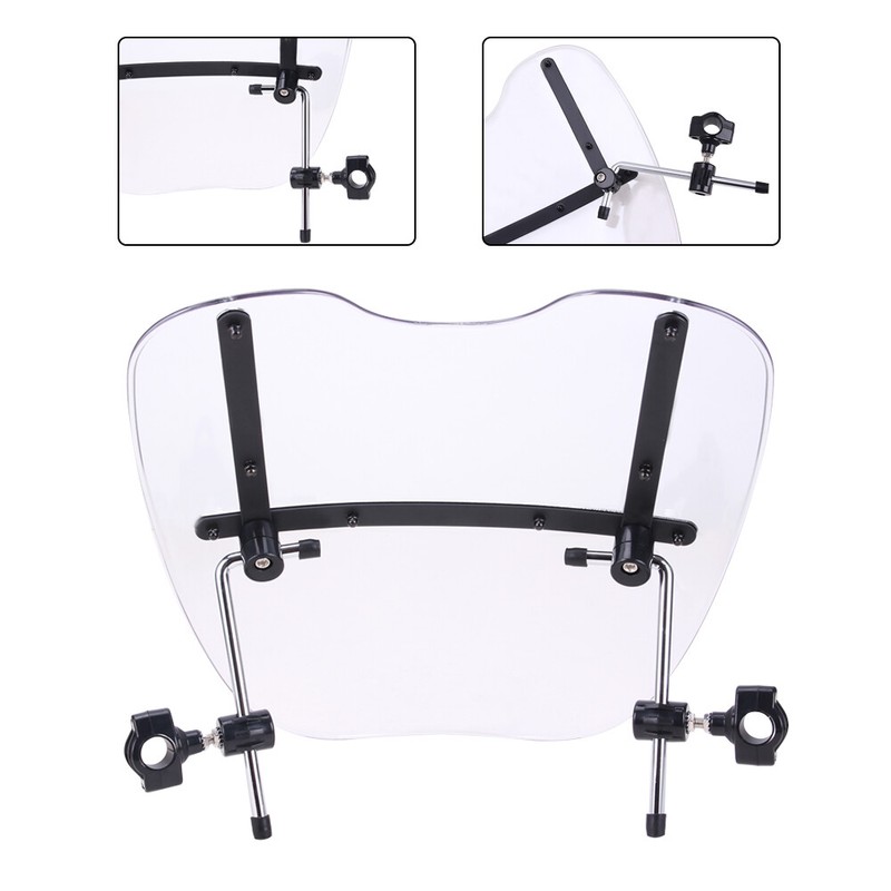 OUMURS Clear Windshield For Harley Sportster Dyna Glide Softail Night