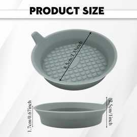 HQRNYP 2PCS Car Cup Holder Coaster, Automotive Cup Holders, Silicone Non-Slip Vehicle Cup Holder Insert Coaster, Car Accessories Waterproof Sift-Proof Spill Holders for SUV Sedan Truck (Dark Gray)