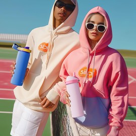 710ml Stainless Steel Water Bottle: Meoky Insulated Water Bottle with 2-in-1 Lid - Leak Proof, Cold for 24 Hours, Fits in Car Cup Holder, BPA-Free for Gym Travel Sports, Periwinkle