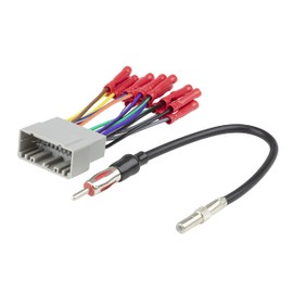 Scosche Compatible with Select 2002-2008 Chrysler, Dodge, Jeep and Plymouth Wire Harness & Antenna Adapter Bundle CR2AB