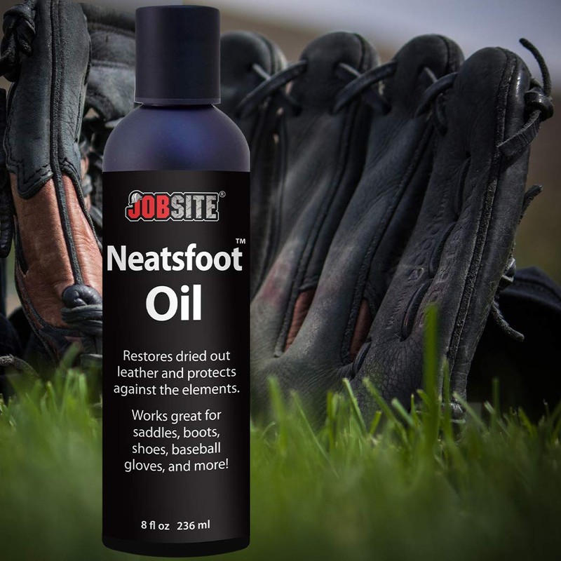 JobSite Prime Neatsfoot Oil Leather Waterproof Compound, 8oz